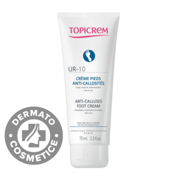 Crema pentru picioare anti-calozitati UR10, 75ml, Topicrem