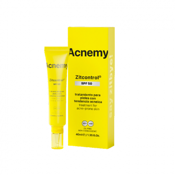 Crema pentru ten acneic cu SPF50 Zitcontrol, 40ml, Acnemy