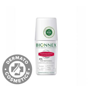 Deodorant roll-on 2in1 cu efect de albire Perfederm, 75ml, Bionnex