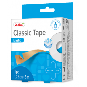 Dr. Max Classic Tape elastic 1,25cmx5m, 1 bucata