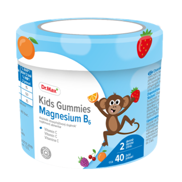 Dr.Max Gummies magnesium B6 pentru copii, 40 jeleuri
