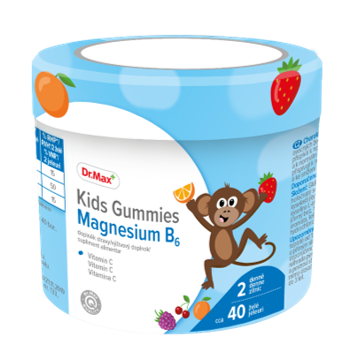 Dr. Max Gummies magnesium B6 pentru copii, 40 jeleuri