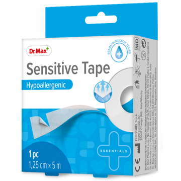 Dr. Max Sensitive Tape hipoalergenic 1,25cmx5m, 1 bucata