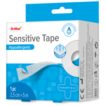 Dr.Max Sensitive Tape hipoalergenic 2,5cmx5m, 1 bucata