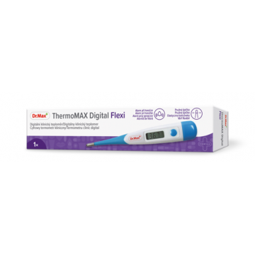 Dr.Max Termometru digital cu varf flexibil, 1 bucata