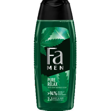 Gel de dus 2 in 1 pentru corp si par Men Pure Relax, 400ml, Fa