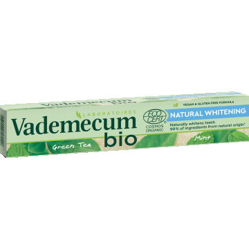 Pasta de dinti Bio White, 75ml, Vademecum