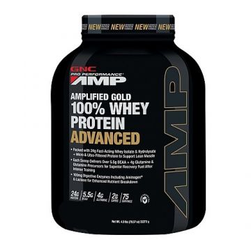 Proteina din zer cu aroma de ciocolata Advanced, 2325g, GNC