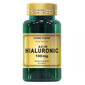 Acid Hialuronic 100 mg Cosmopharm Premium (Concentratie: 100 mg, Ambalaj: 60+30 capsule)