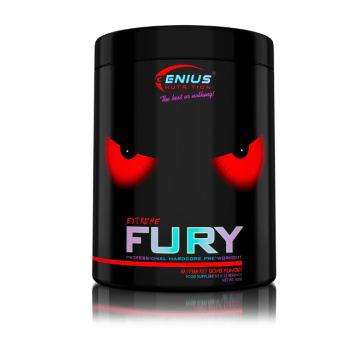 Aminoacizi cu aroma de zmeura Fury Extreme, 400g, Genius Nutrition