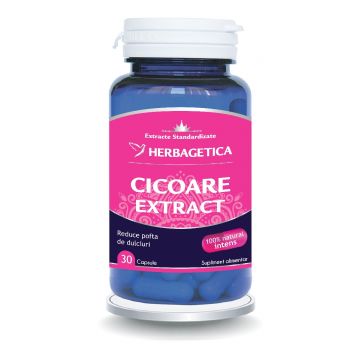 Cicoare Extract, 30 capsule, Herbagetica