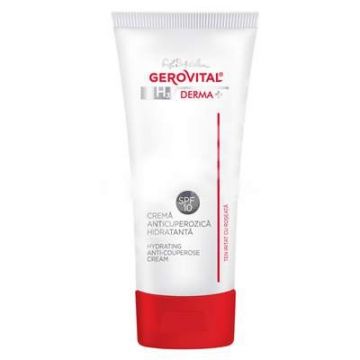 Crema anticuperozica hidratanta SPF10 Gerovital Derma+ (Concentratie: Tratament pentru fata, Gramaj: 50 ml)
