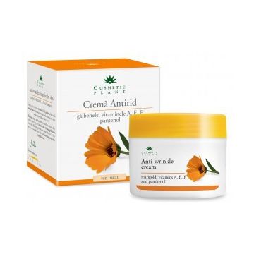 Crema antirid cu galbenele Cosmetic Plant (Concentratie: Crema pentru fata, Gramaj: 50 ml)