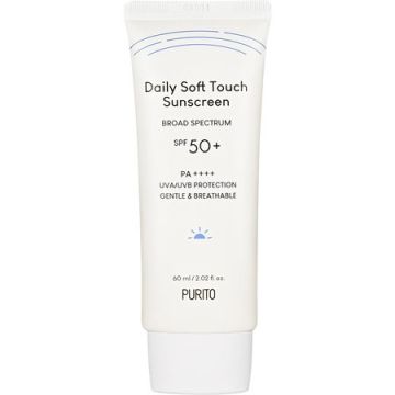 Crema de fata cu protectie solara PURITO Daily Soft Touch, SPF 50+ PA++++ 60 ml