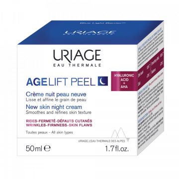Crema de noapte peeling anti-ageing Uriage Age Lift, 50 ml (Concentratie: Crema, Gramaj: 50 ml)