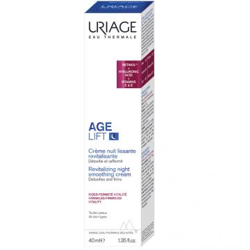 Crema detox revitalizanta de noapte Uriage Age Lift, 40 ml (Concentratie: Crema, Gramaj: 40 ml)