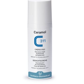 Crema hidratanta Ceramol 311, pentru ten sensibil, reactiv, 50 ml
