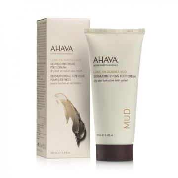 Crema intensiv hidratanta pentru picioare Leave-on Deadsea Mud Dermud, Ahava (Concentratie: Crema, Gramaj: 100 ml)