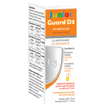 Junior Guard D3 500UI, 10ml, Evital