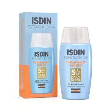 Lotiune de protectie solara pentru fata cu SPF 50 Isdin Fusion Water, 50 ml