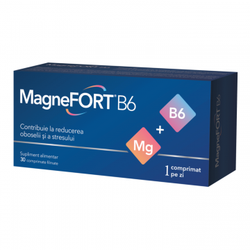 Magnefort B6, 30 drajeuri, Biofarm