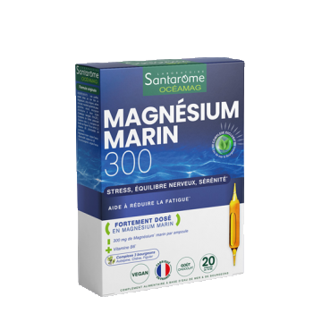 Magnesium Marin 300, 20 fiole, Santarome Bio