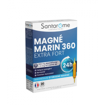 Magnesium Marin 360 Extra Fort, 20 fiole, Santarome