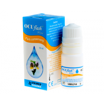 Ocuflash blue picaturi oftalmice, 10ml, Unimed Pharma