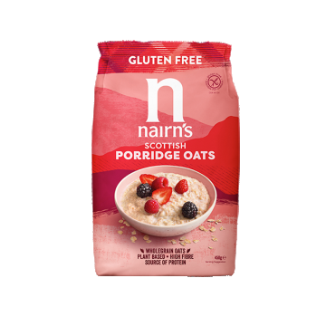 Porridge fulgi de ovaz integral fara gluten, 450g, Nairn's