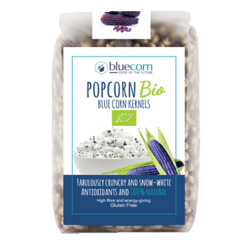 Porumb albastru pentru popcorn bio, 350g, Popcrop