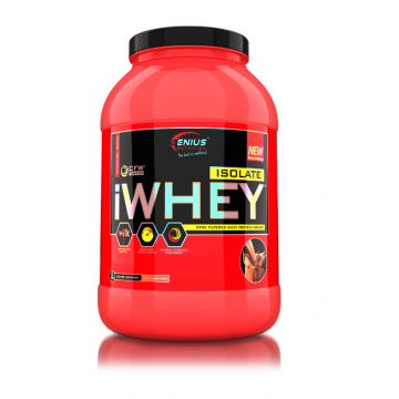Pudra proteica cu aroma de ciocolata iWhey Isolate, 900g, Genius Nutrititon