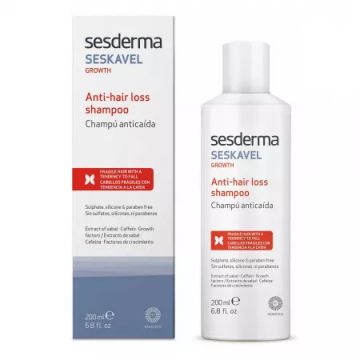 Sampon impotriva caderii parului Sesderma Seskavel Growth (Concentratie: Sampon, Gramaj: 200 ml) Sampon impotriva caderii parului Sesderma Seskavel Growth (Concentratie: Sampon, Gramaj: 200 ml)