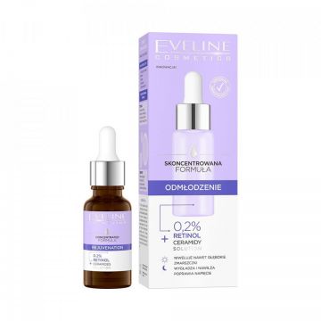 Ser anti-imbatranire cu retinol si ceramide Eveline Cosmetics, 18 ml