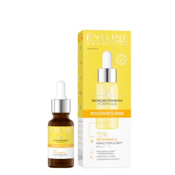 Ser iluminator cu vitamina C Eveline Cosmetics, 18 ml