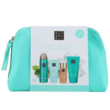 Set Rituals The Ritual of Karma, Crema de corp 70 ml, Spuma de dus 50 ml, Ulei de corp 30 ml, Gel de dus 50 ml (Concentratie: Set)