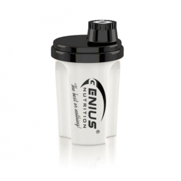 Shaker mic negru/transparent, 300ml, Genius Nutrition