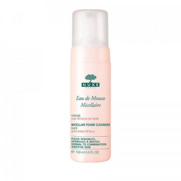 Spuma micelara pentru fata Nuxe Cleanser (Gramaj: 150 ml, Concentratie: Spuma de curatare)
