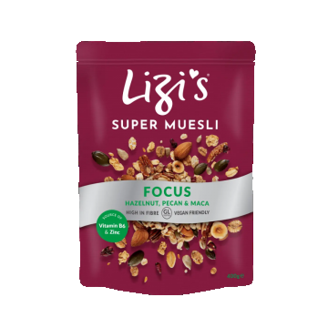 Super muesli focus, 400g, Lizi's