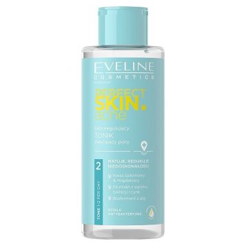 Tonic seboreglator pentru îngustarea porilor Eveline Cosmetics Perfect Skin, 200 ml