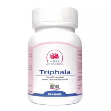 Triphala 500mg 60 capsule Herba Ayurvedica