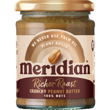 Crema de arahide intens crocanta, 280g, Meridian