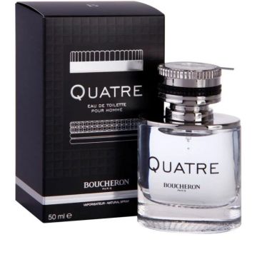 Boucheron Quatre Pour Homme, Apa de Toaleta (Concentratie: Apa de Toaleta, Gramaj: 50 ml)