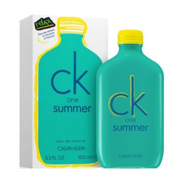 Calvin Klein One Summer 2020, Apa de toaleta, Unisex (Concentratie: Tester Apa de Toaleta, Gramaj: 100 ml)