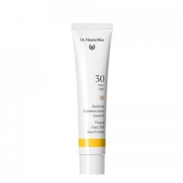 Crema de fata Dr Hauschka, Tinted Face Sun Cream, SPF 30, 50 ml (Concentratie: Crema, Gramaj: 50 ml)