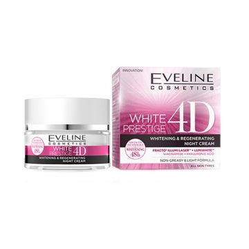 Crema de noapte Eveline Cosmetics White Prestige 4D (Concentratie: Crema pentru fata, Gramaj: 50 ml)