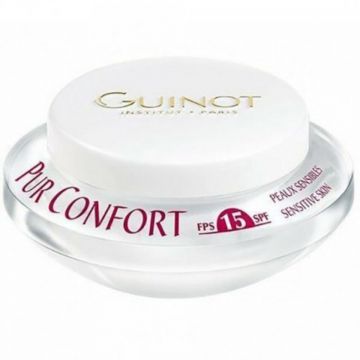 Crema protectoare pentru pielea sensibila Guinot Pur Confort Spf15, 50 Ml (Concentratie: Crema, Gramaj: 50 ml)