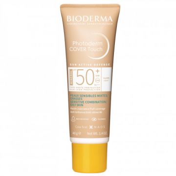 Fluid Cover Touch cu SPF50+ Bioderma Photoderm, 40g (Gramaj: 40 ml, Nuanta fond de ten: Nuanta deschisa)