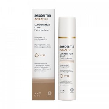 Fluid luminos depigmentant SPF 50 Azelac RU, Sesderma (Gramaj: 50 ml, Concentratie: Fluid)