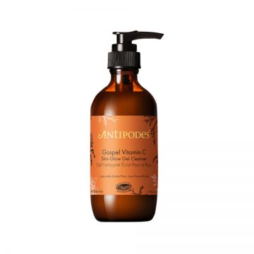 Gel de curatare Antipodes Gospel Vitamina C Skin Glow Gel Cleanser, 200ml (Gramaj: 200 ml, Concentratie: Gel de curatare)