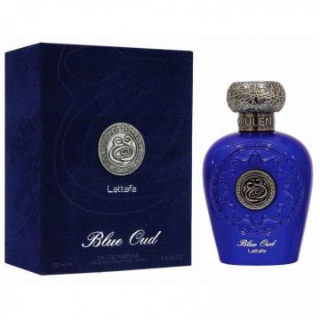 Lattafa Perfumes Blue Oud Apa de Parfum, Unisex, 100ml (Concentratie: Apa de Parfum, Gramaj: 100 ml)